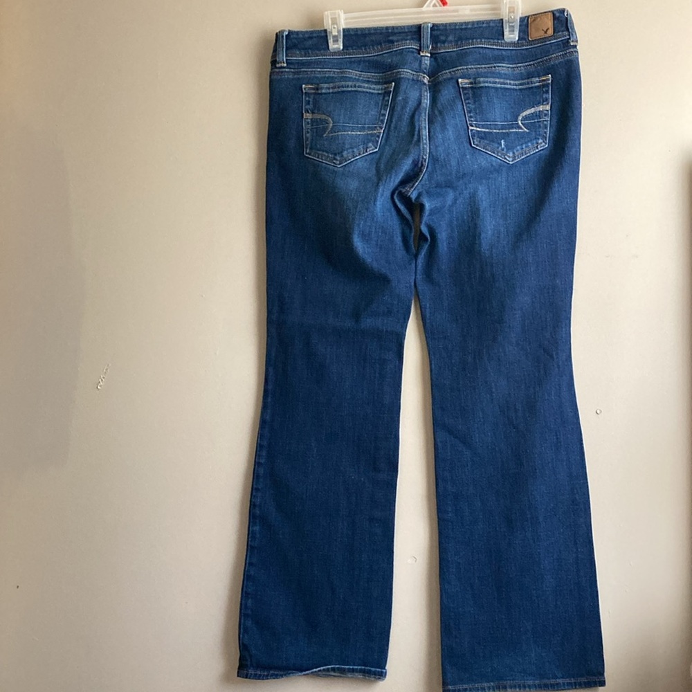 American Eagle women’s stressed out stretch jeans size 14. - Picture 6 of 11